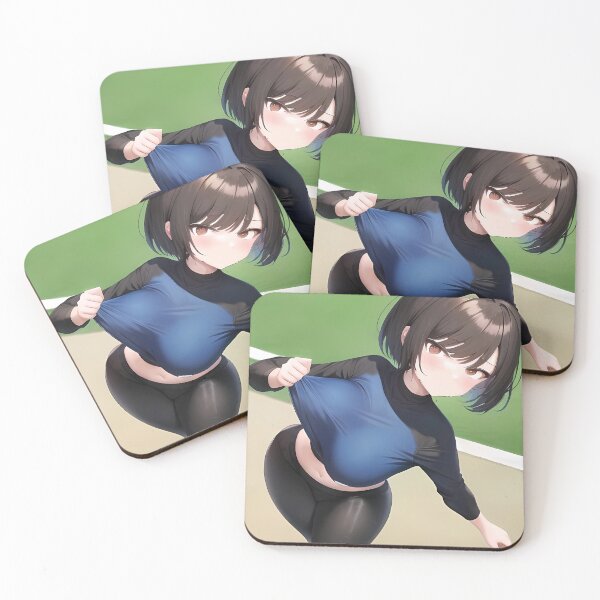 Item preview, Anime Waifu Instructor in Yoga pants  designed and sold by lifeissheep.