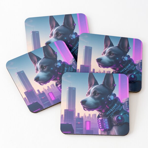 Item preview, Cyberpunk hacker dogs #2 designed and sold by ErrorRoom.
