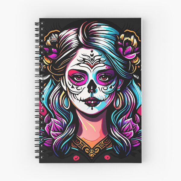 Item preview, Enigmatic Beauty: Captivating Skull Girl Art That Mesmerizes! designed and sold by Watchara Aekcheen.