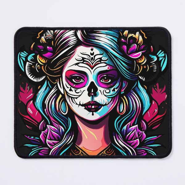Item preview, Enigmatic Beauty: Captivating Skull Girl Art That Mesmerizes! designed and sold by Watchara Aekcheen.