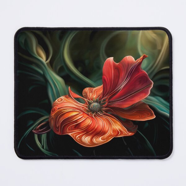 Item preview, Exceptional red flower in a modern style designed and sold by gelibolu.
