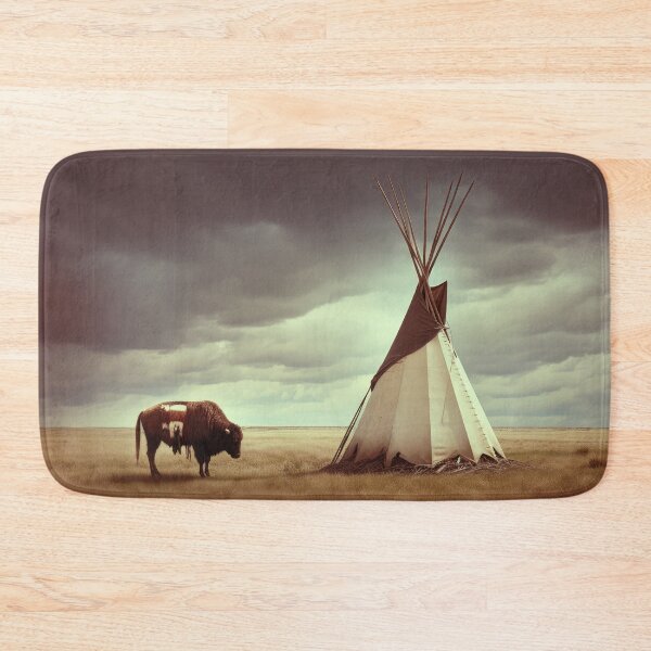 Item preview, Martian Buffalo w Tribal Blanket at Tipi designed and sold by Peter LOPEZ.