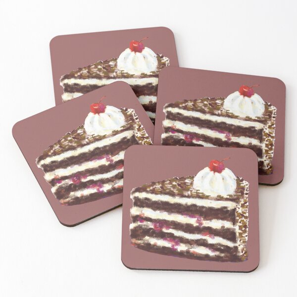 Item preview, Black forest piece drawing designed and sold by cookwithabrush.