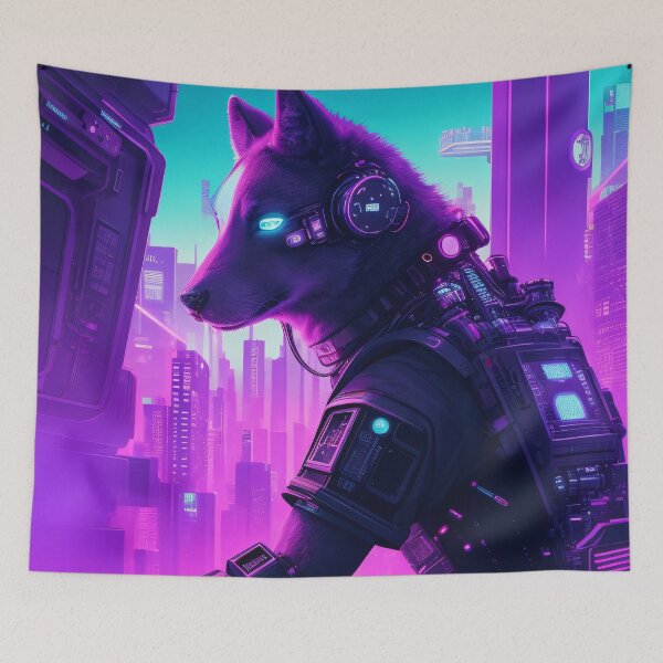Item preview, Cyberpunk Hacker dogs designed and sold by ErrorRoom.
