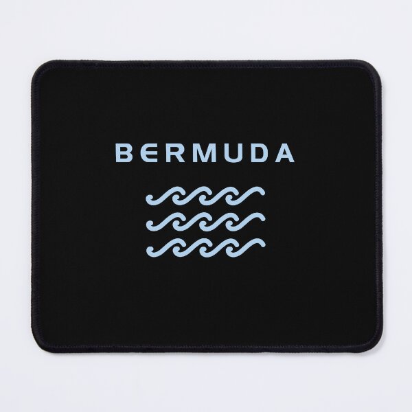 Item preview, Bermuda Triple Ocean Waves Dark Color designed and sold by TinyStarAmerica.