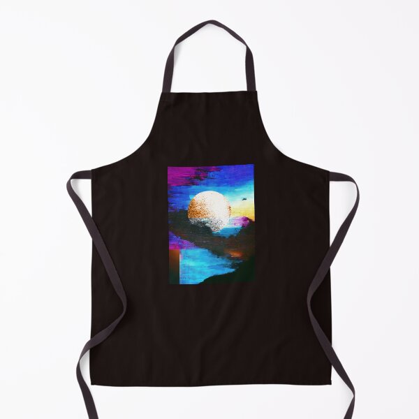Item preview, Digital Moon on Colorful Background Blue Moon designed and sold by neomadesigns.