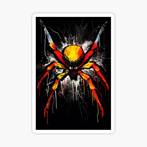 Item preview, Big Tarantula on black background designed and sold by Piotrek0001.
