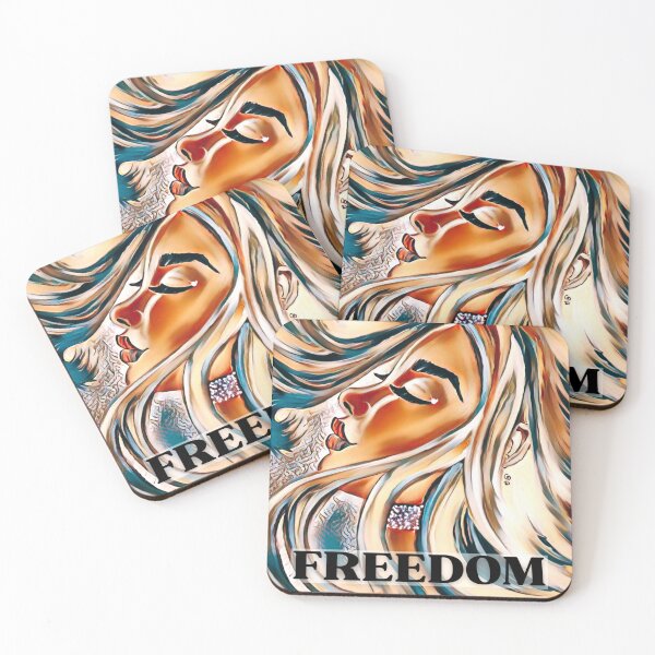 Item preview, Beautiful Woman Inspirational Abstract Art: Freedom designed and sold by gleefulme.