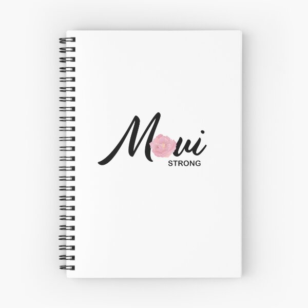 Item preview, Maui Strong Word with Pink Lokelani Rose  designed and sold by Idimedley.
