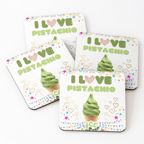 Item preview, I love pistachio ice cream designed and sold by studio468.