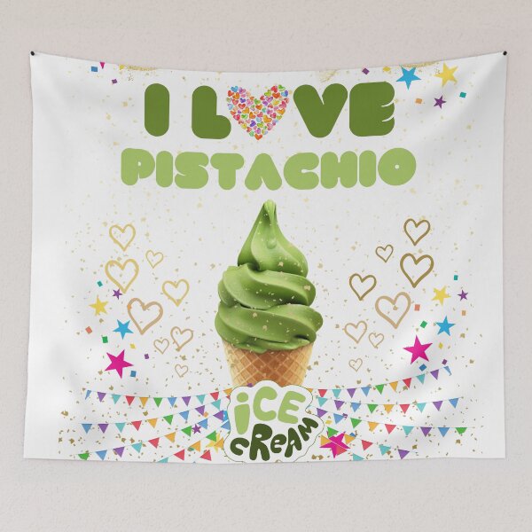 Item preview, I love pistachio ice cream designed and sold by studio468.