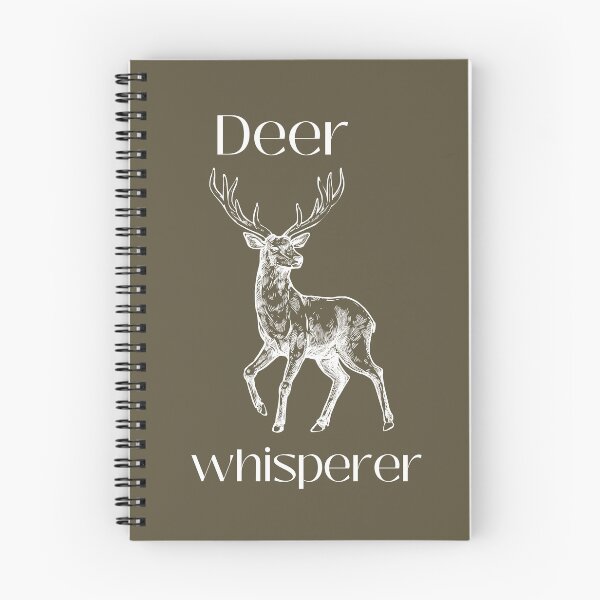 Item preview, deer whisperer (white dark background) designed and sold by Mysooni.