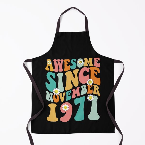 Item preview, Awesome Since November 1971 | Made In 1971 | Retro Groovy Birthday designed and sold by Christina-grich.