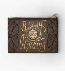 Bag of Holding (dark leather look) Zipper Pouch