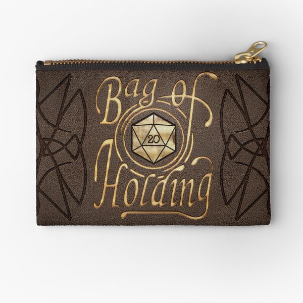 Bag of Holding (dark leather look) Zipper Pouch