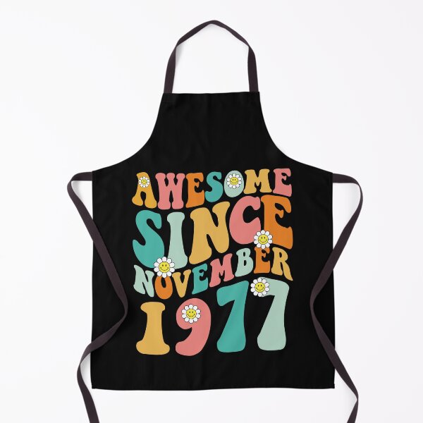 Item preview, Awesome Since November 1977 | Made In 1977 | Retro Groovy Birthday designed and sold by Christina-grich.