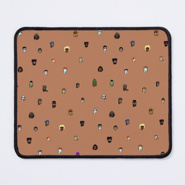 Item preview, Brown Cryptopunks Pattern designed and sold by snailsdevil.