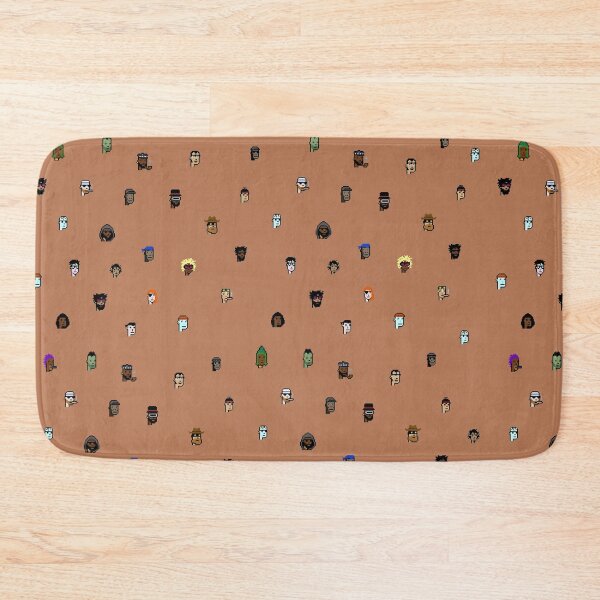 Item preview, Brown Cryptopunks Pattern designed and sold by snailsdevil.