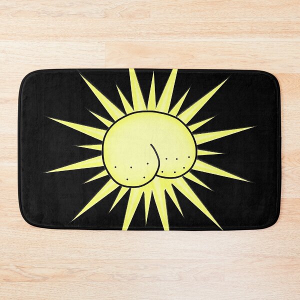 Item preview, Yellow Glowing thiCC Butt Logo designed and sold by thicc216.