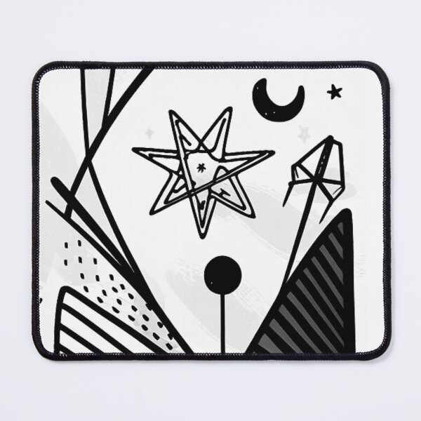 Item preview, Moon and Stars in A Bohemian Landscape designed and sold by HanaiPrint.
