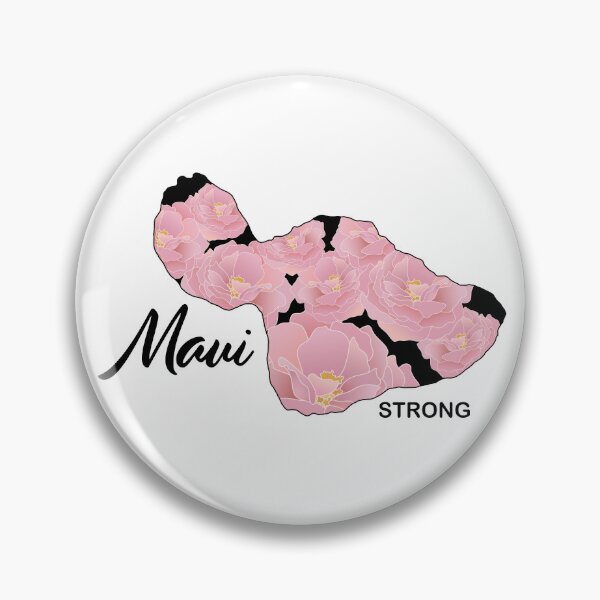 Item preview, Maui Strong Lokelani Island in Black designed and sold by Idimedley.