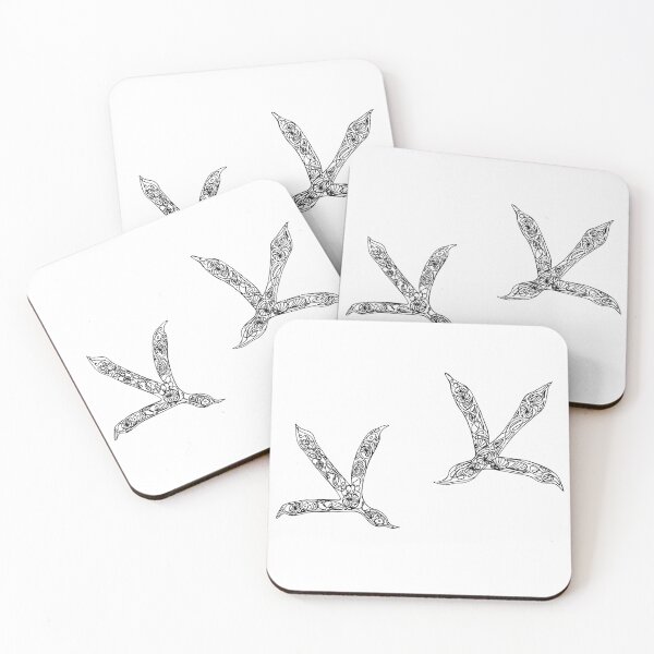 Item preview, Bird Tracks Anti-Stress_2Black designed and sold by EireneSan.