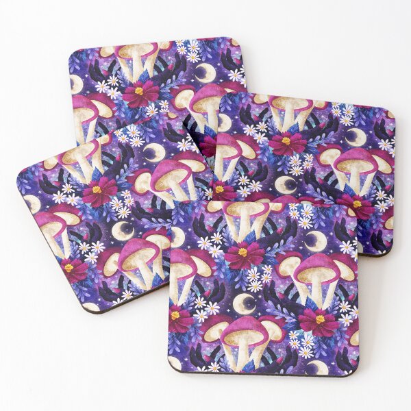 Item preview, Whimsigothic Celestial Mushrooms designed and sold by RebeccaFlaherty.