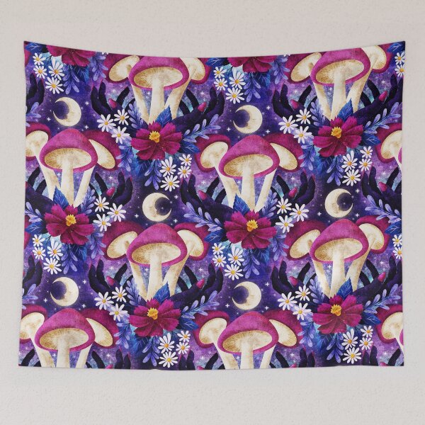 Item preview, Whimsigothic Celestial Mushrooms designed and sold by RebeccaFlaherty.