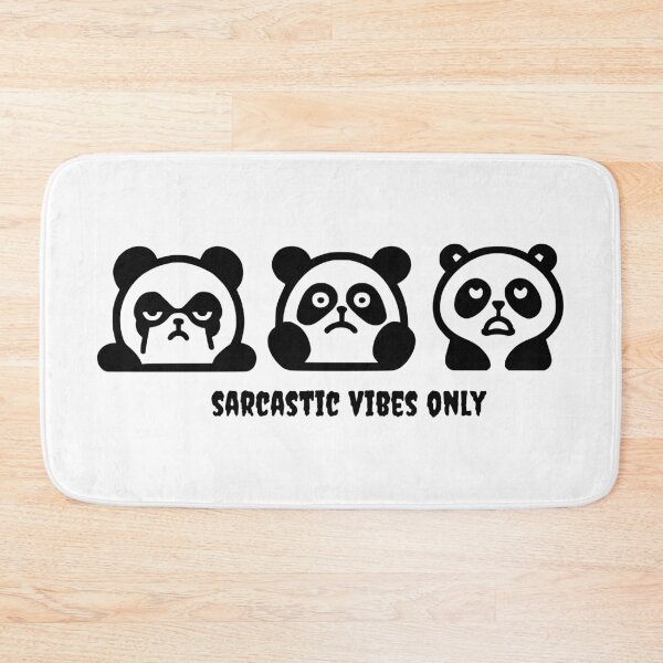 Item preview, Sarcastic moody pandas designed and sold by filigreedigital.