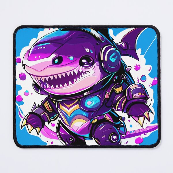 Item preview, Shark Cyborg Art: Unveiling Futuristic Aquatic Marvels! designed and sold by Watchara Aekcheen.