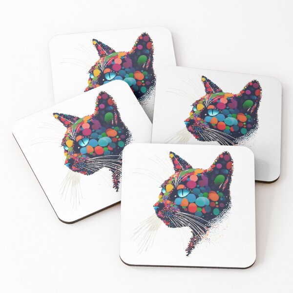 Item preview, Colorful Dot Cat designed and sold by MindFrank.