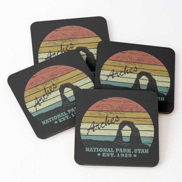 Item preview, Arches National Park Utah vintage sunset designed and sold by Alexaltay.