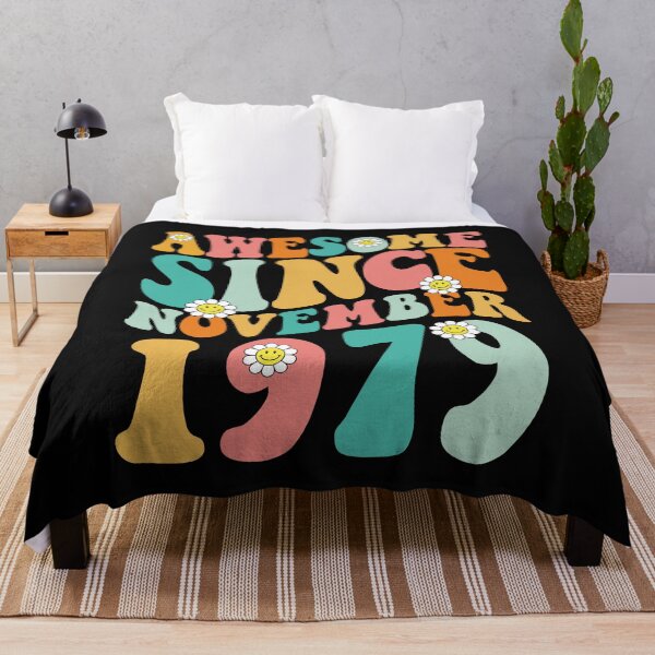 Item preview, Awesome Since November 1979 | Made In 1979 | Retro Groovy Birthday designed and sold by Christina-grich.