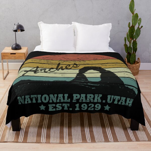 Item preview, Arches National Park Utah vintage sunset designed and sold by Alexaltay.