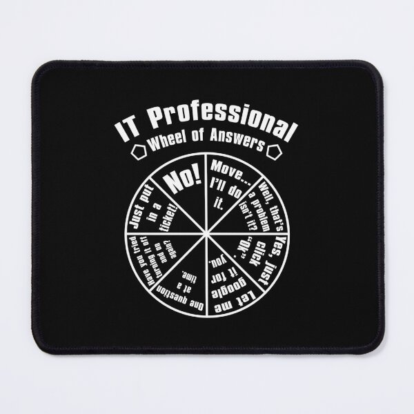 Item preview, IT Professional Funny Wheel Of Answers Tech Support Job Work designed and sold by jingdomdesgine.