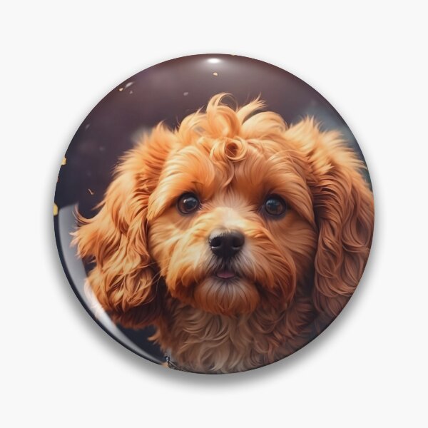 Item preview, Blossoming Cavapoo: A Floral Canine Companion designed and sold by digiscapeart.