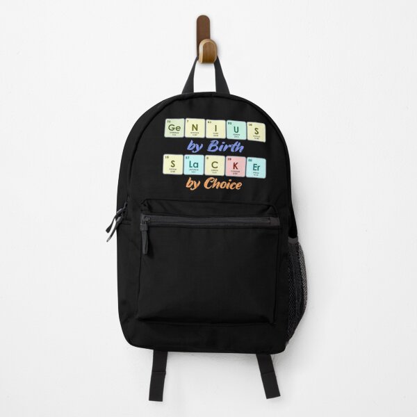 Item preview, Genius By Birth Slacker By Choice | Periodic Table designed and sold by the-krisney-way.
