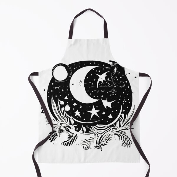Item preview, Moon Cartoon with Stars and Bubbles designed and sold by HanaiPrint.