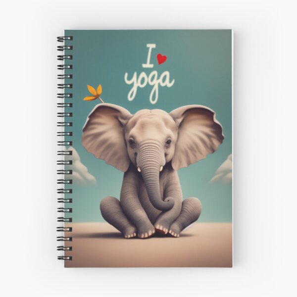 Item preview, Elephant I love Yoga designed and sold by Arteligente.