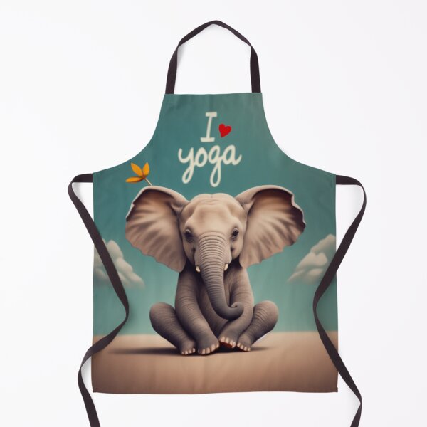 Item preview, Elephant I love Yoga designed and sold by Arteligente.