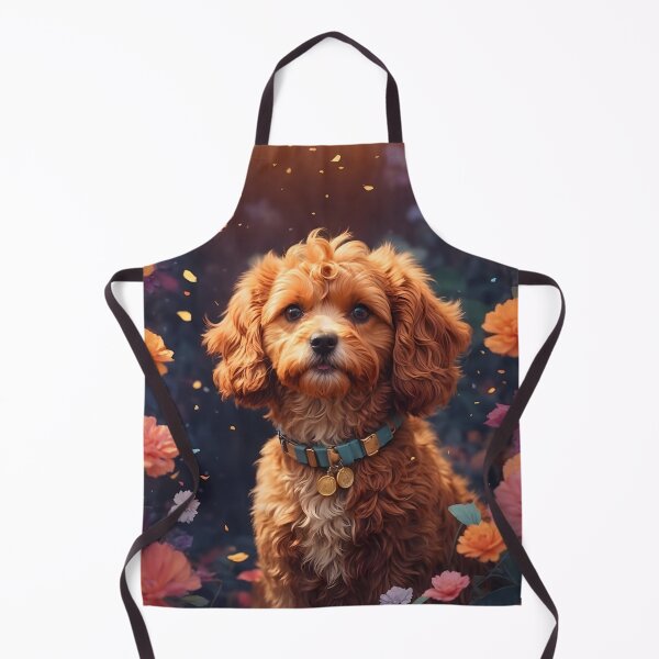 Item preview, Blossoming Cavapoo: A Floral Canine Companion designed and sold by digiscapeart.