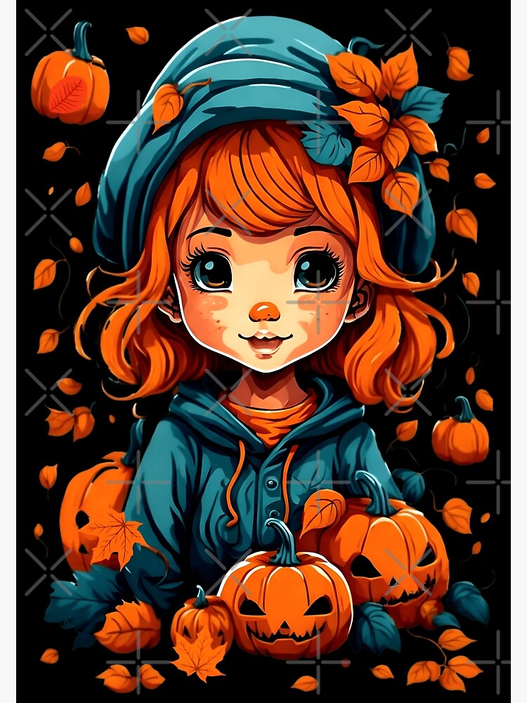 Girl's Design By Humans Funny Witch Sloth With Jack O Lantern