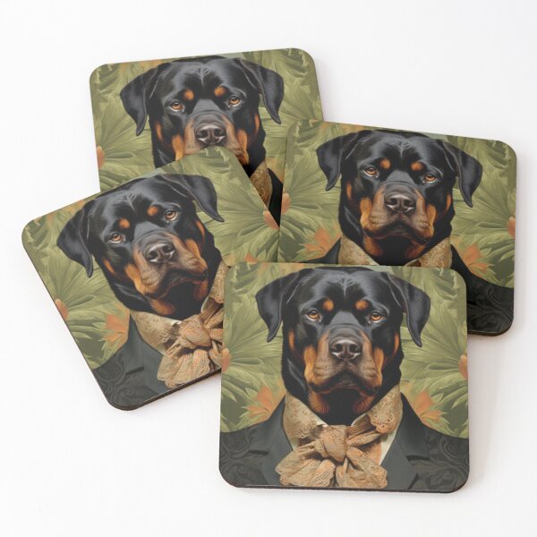 Item preview, Sir Rottweiler Victorian Portrait designed and sold by ZenEverAI.
