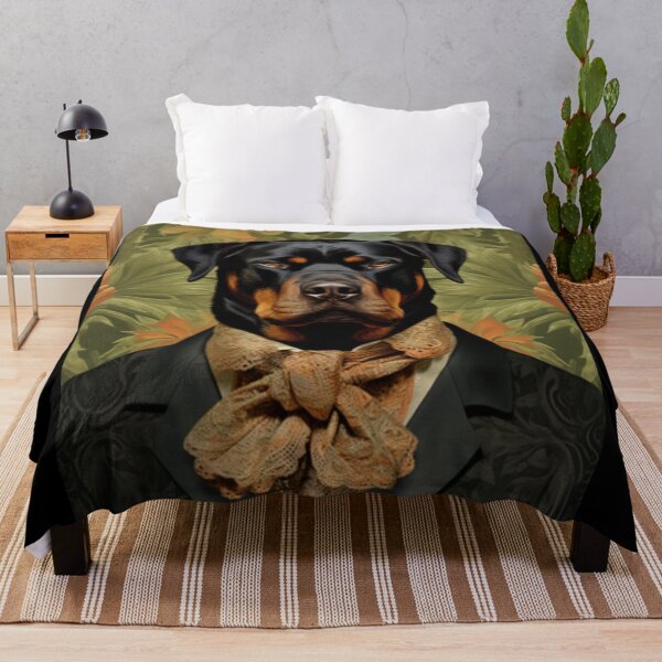Item preview, Sir Rottweiler Victorian Portrait designed and sold by ZenEverAI.