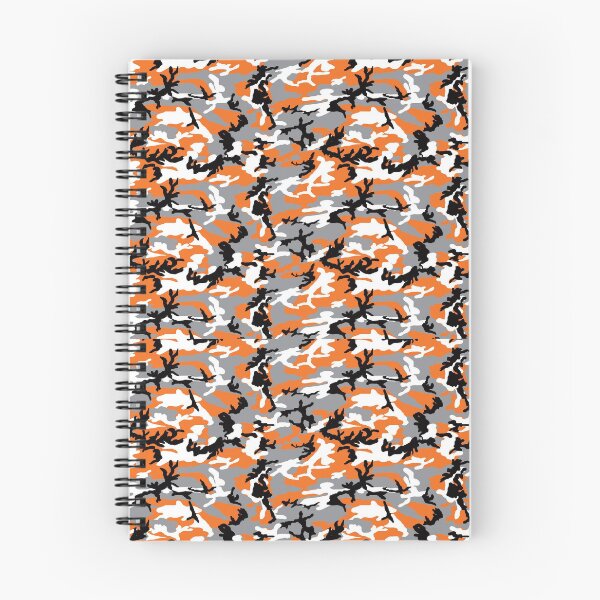 Aperçu de l'œuvre Motif camouflage orange blanc créée et vendue par snailsdevil.