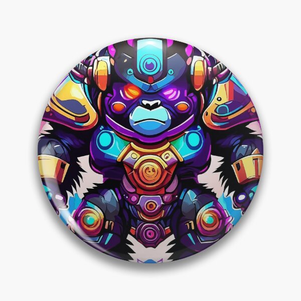 Item preview, Gorilla Robot Art: Unveiling Intrigue with Mechanical Majesty! Explore Now! designed and sold by Watchara Aekcheen.
