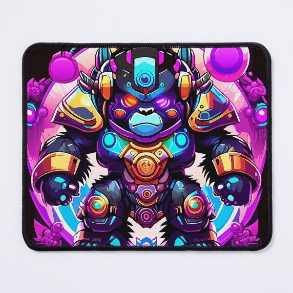 Item preview, Gorilla Robot Art: Unveiling Intrigue with Mechanical Majesty! Explore Now! designed and sold by Watchara Aekcheen.