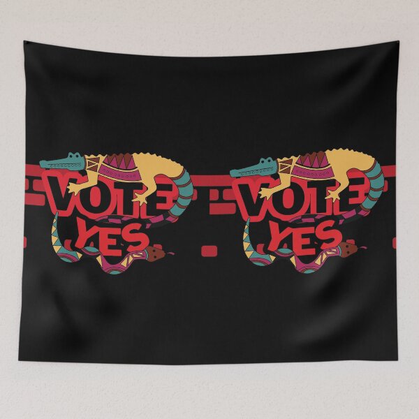 Item preview, Vote Yes To The Voice Indigenous Voice To Parliament Animals Version designed and sold by 3dozecreations.