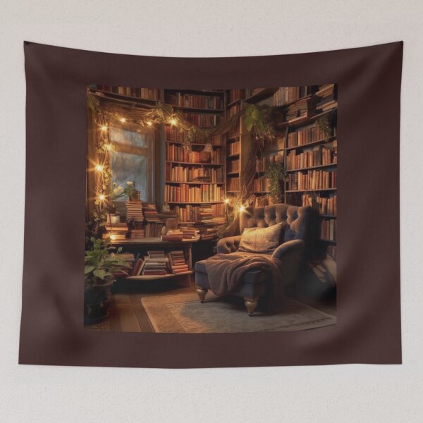 Item preview, A Book Lover's Paradise - Reading Nook - Digital Art designed and sold by SeraphimDesigns.