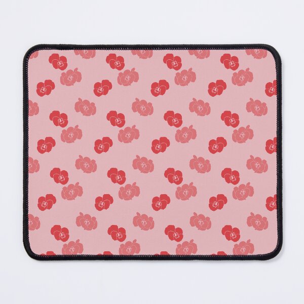Item preview, Patrón repetido de pensamientos rosados y rojos designed and sold by Marcus.c.douglas.